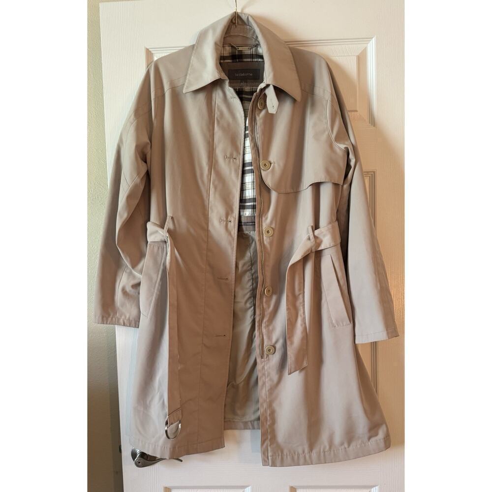 Liz Claiborne Women’s Trench Coat Size L Tan